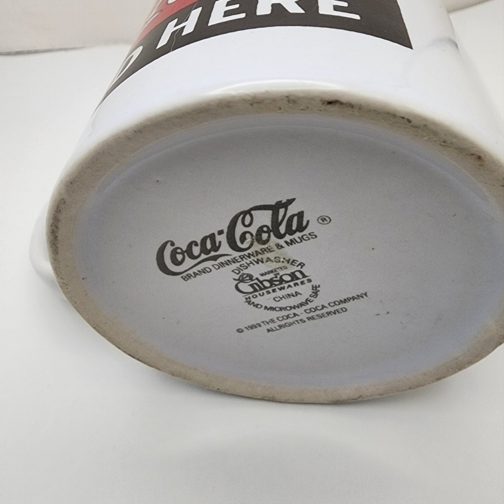 Vintage 1999 Coca-Cola "Ice Cold Coca-Cola Sold Here" Mug - Picture 6 of 7